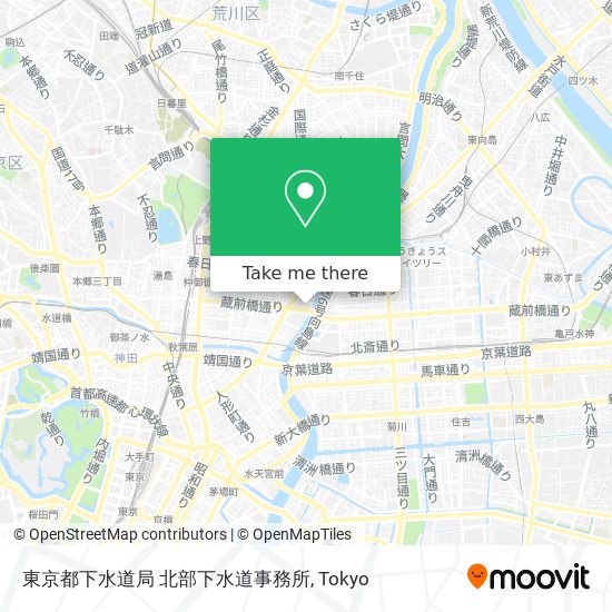 東京都下水道局 北部下水道事務所 map