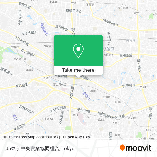 Ja東京中央農業協同組合 map