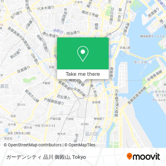 ガーデンシティ 品川 御殿山 map