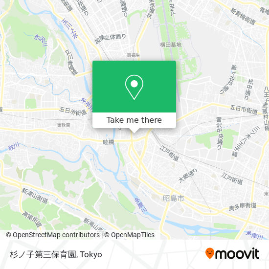 杉ノ子第三保育園 map