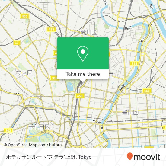 ホテルサンルート"ステラ"上野 map