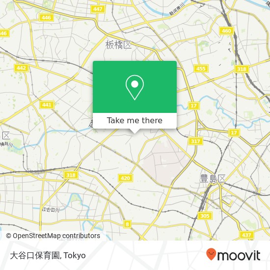 大谷口保育園 map