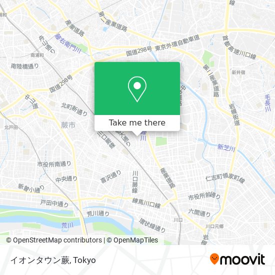 イオンタウン蕨 map