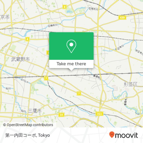 第一内田コーポ map