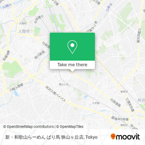 新・和歌山らーめん ばり馬 狭山ヶ丘店 map