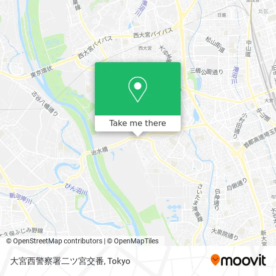大宮西警察署二ツ宮交番 map