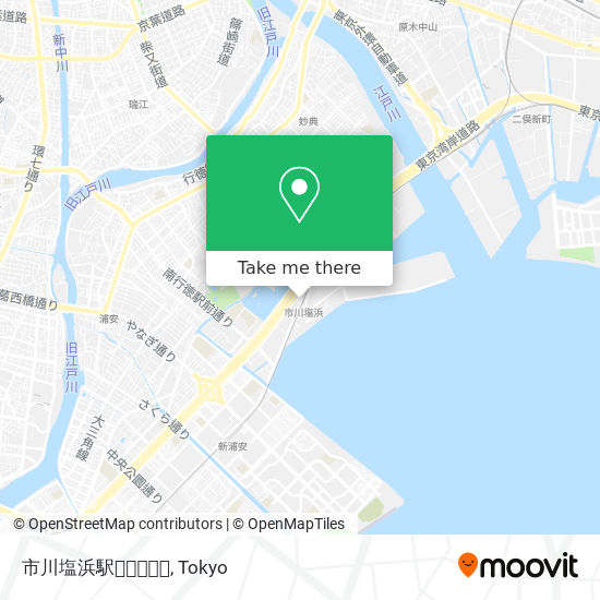 How To Get To 市川塩浜駅ﾛｰﾀﾘｰ In 江戸川区 By Metro Or Bus Moovit