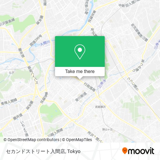 セカンドストリート入間店 map