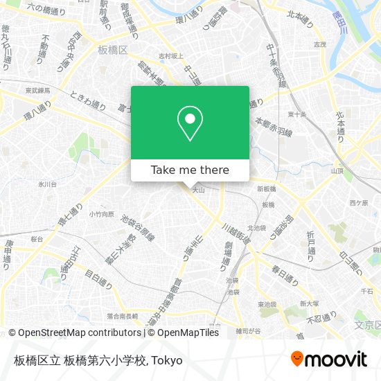 板橋区立 板橋第六小学校 map