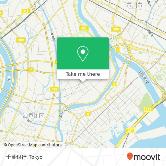 千葉銀行 map