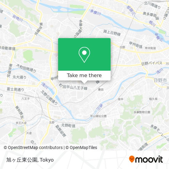 旭ヶ丘東公園 map