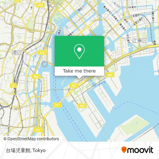 台場児童館 map