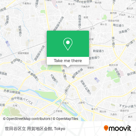 世田谷区立 用賀地区会館 map