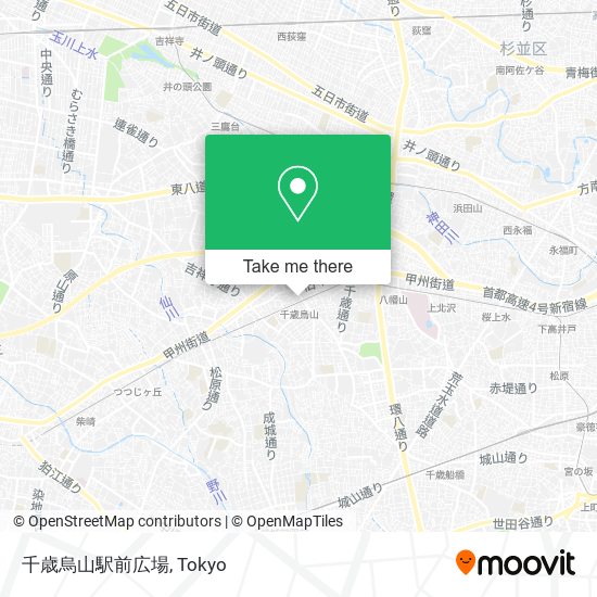 千歳烏山駅前広場 map