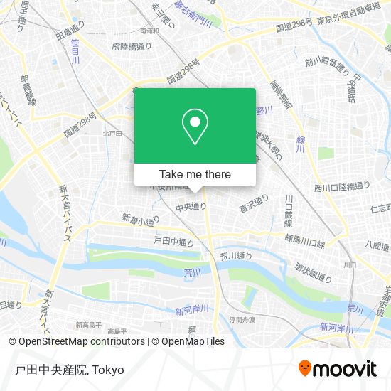 戸田中央産院 map