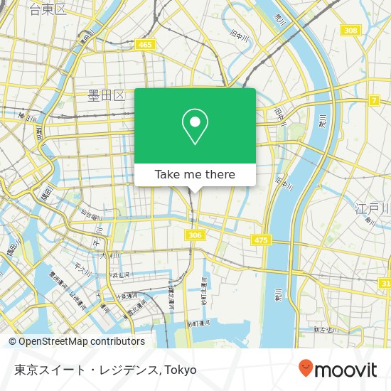 東京スイート・レジデンス map