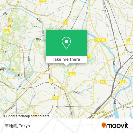 車地蔵 map