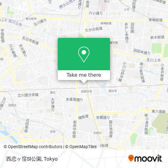 西恋ヶ窪Sl公園 map