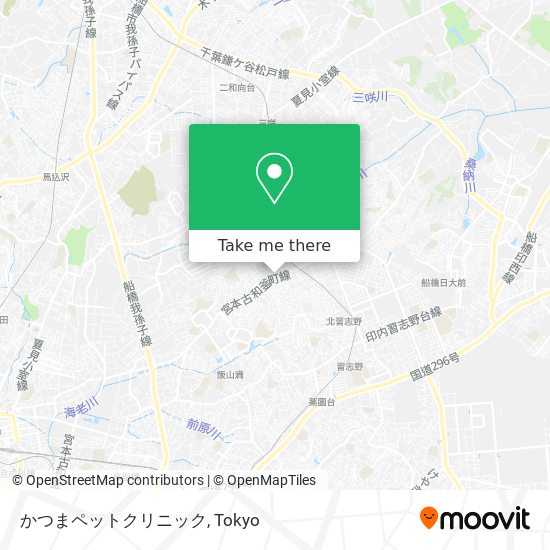 かつまペットクリニック map