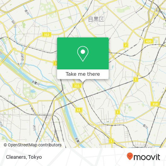 Cleaners map