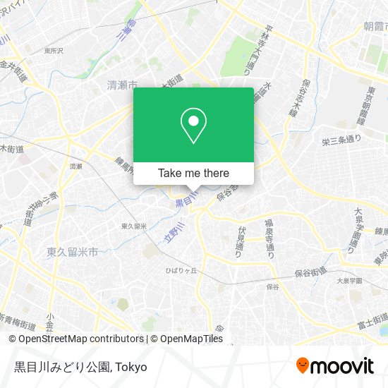 黒目川みどり公園 map