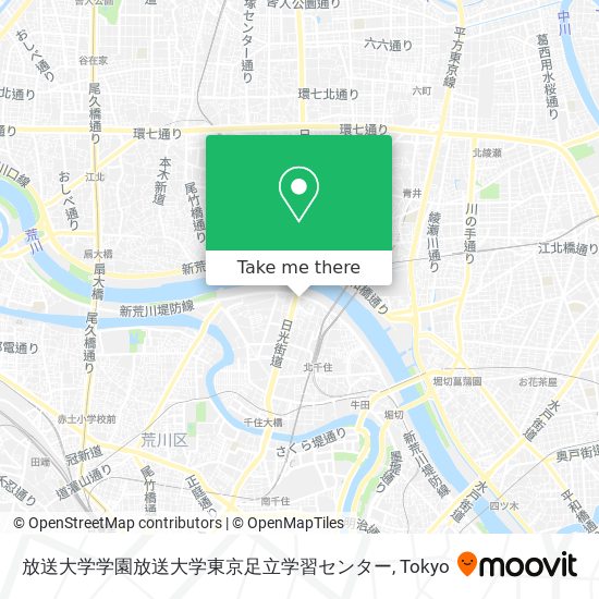 How To Get To 放送大学学園放送大学東京足立学習センター In 足立区 By Bus Moovit
