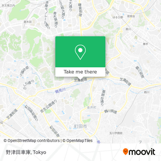 野津田車庫 map