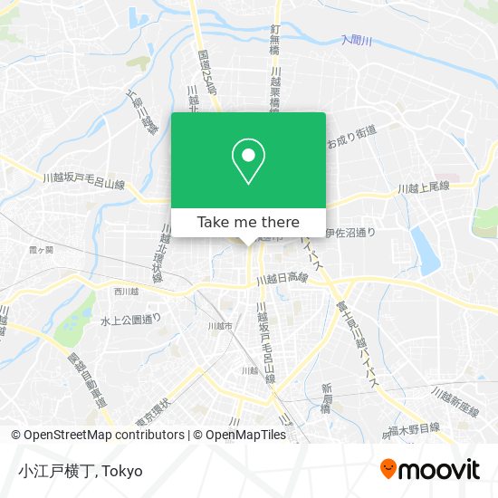 小江戸横丁 map