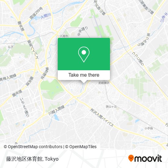 藤沢地区体育館 map