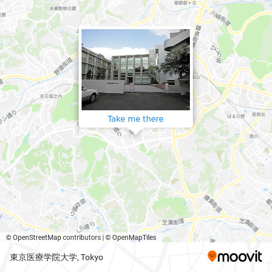 東京医療学院大学 map