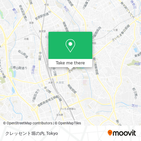 クレッセント堀の内 map