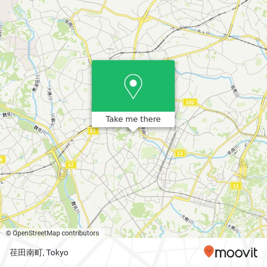 荏田南町 map