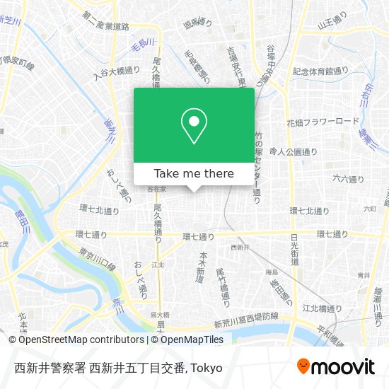 西新井警察署 西新井五丁目交番 map