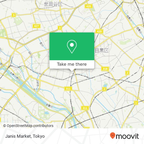 Janis Market map