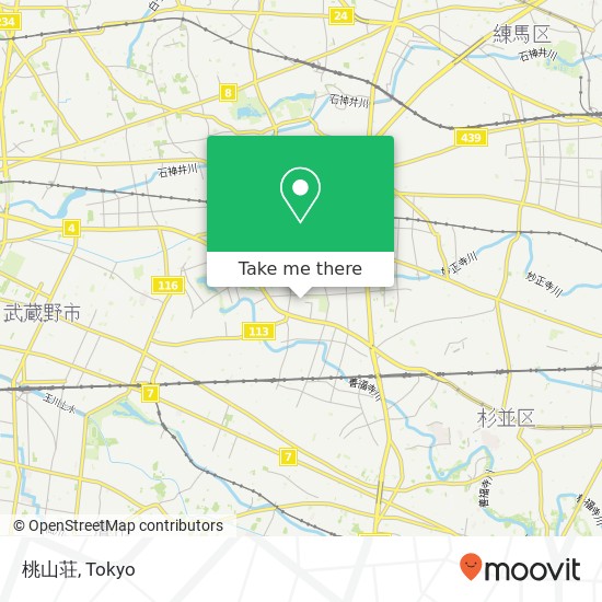 桃山荘 map
