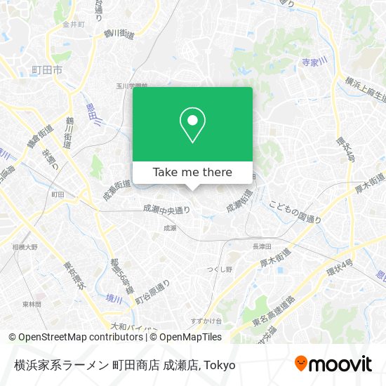 横浜家系ラーメン 町田商店 成瀬店 map