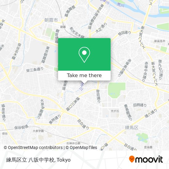 練馬区立 八坂中学校 map