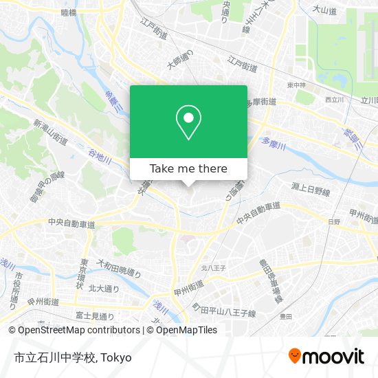 市立石川中学校 map
