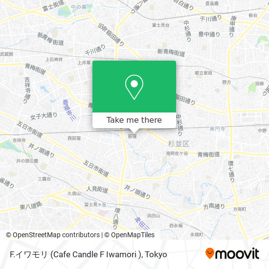 F.イワモリ (Cafe Candle F Iwamori ) map