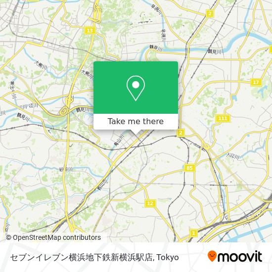 セブンイレブン横浜地下鉄新横浜駅店 map