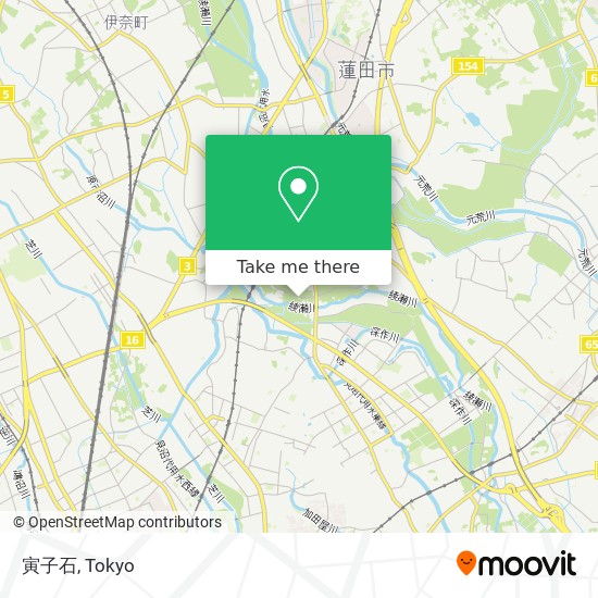 寅子石 map