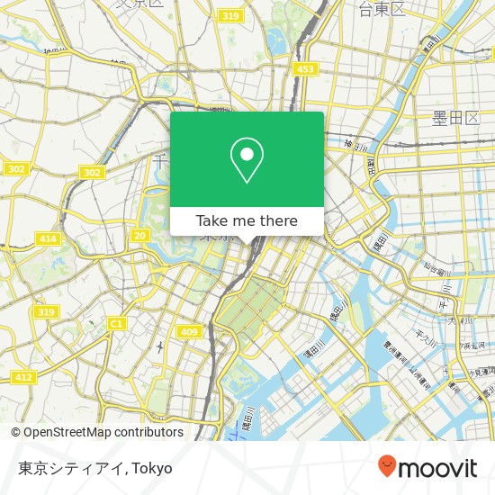 東京シティアイ map