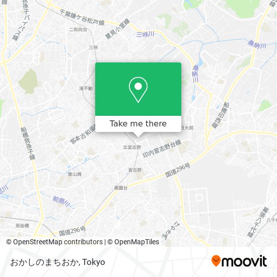 おかしのまちおか map