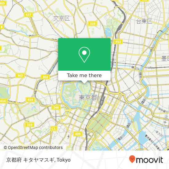 京都府 キタヤマスギ map