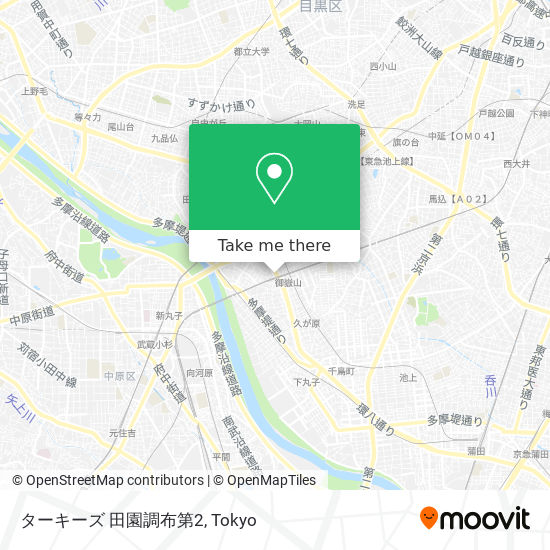 ターキーズ 田園調布第2 map