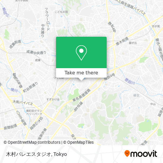 木村バレエスタジオ map