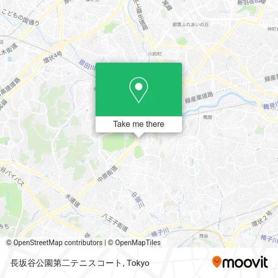 長坂谷公園第二テニスコート map