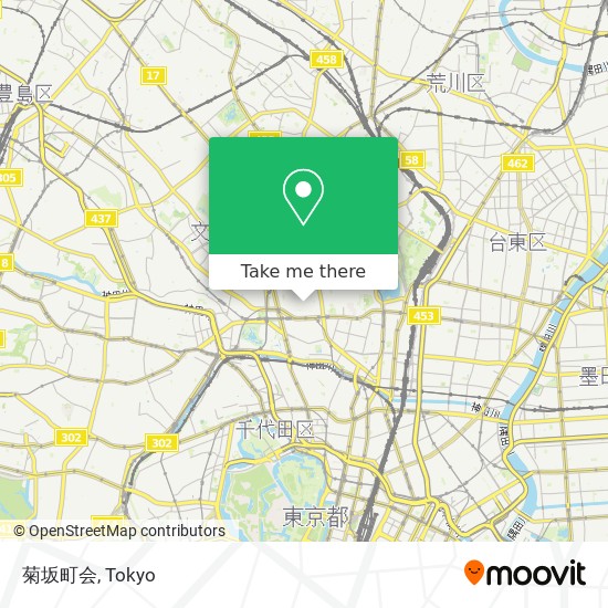 菊坂町会 map