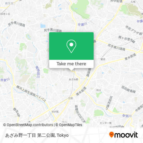 あざみ野一丁目 第二公園 map