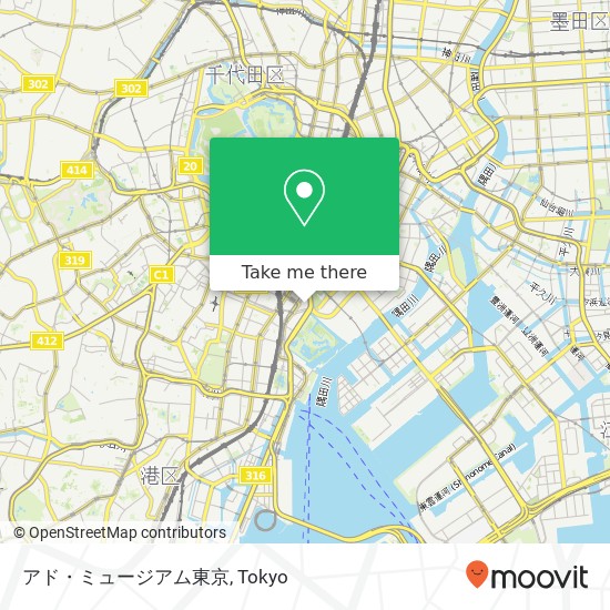 アド・ミュージアム東京 map